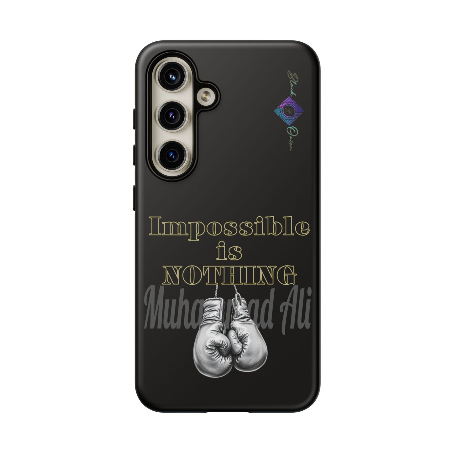 BlackOnion Brand New Phone Case - with Motivational Workout Motif ’Impossible ‘💪🔥🫵