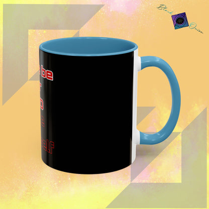 BlackOnion Coffee Mug - 11oz with Workout Motif ‘Let me be your Hero’🔥💪🫵