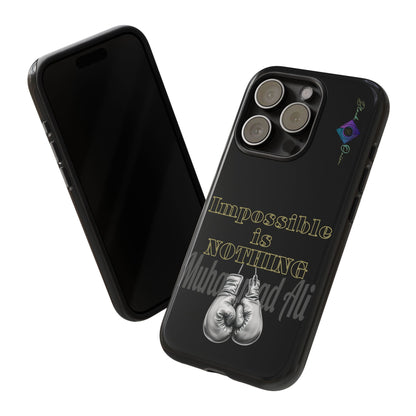 BlackOnion Brand New Phone Case - with Motivational Workout Motif ’Impossible ‘💪🔥🫵