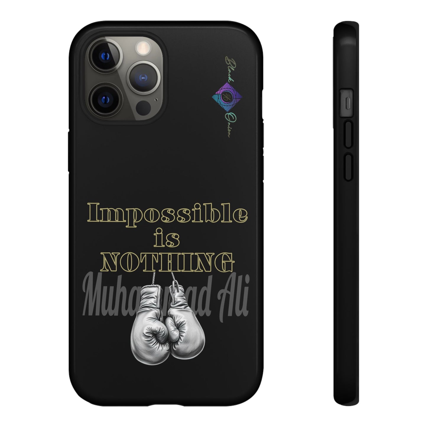 BlackOnion Brand New Phone Case - with Motivational Workout Motif ’Impossible ‘💪🔥🫵