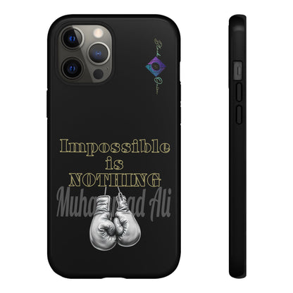 BlackOnion Brand New Phone Case - with Motivational Workout Motif ’Impossible ‘💪🔥🫵