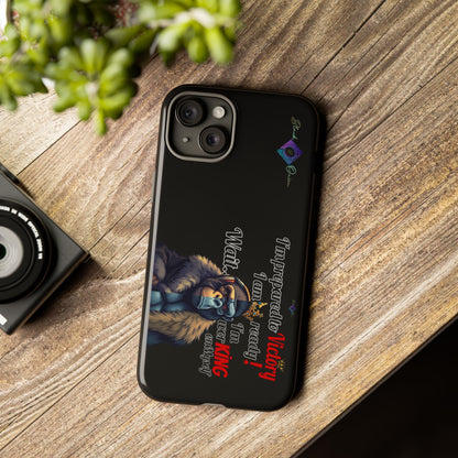 BlackOnion Brand New Phone Case - with Motivational Workout Motif’Victory 👑‘💪🔥🫵