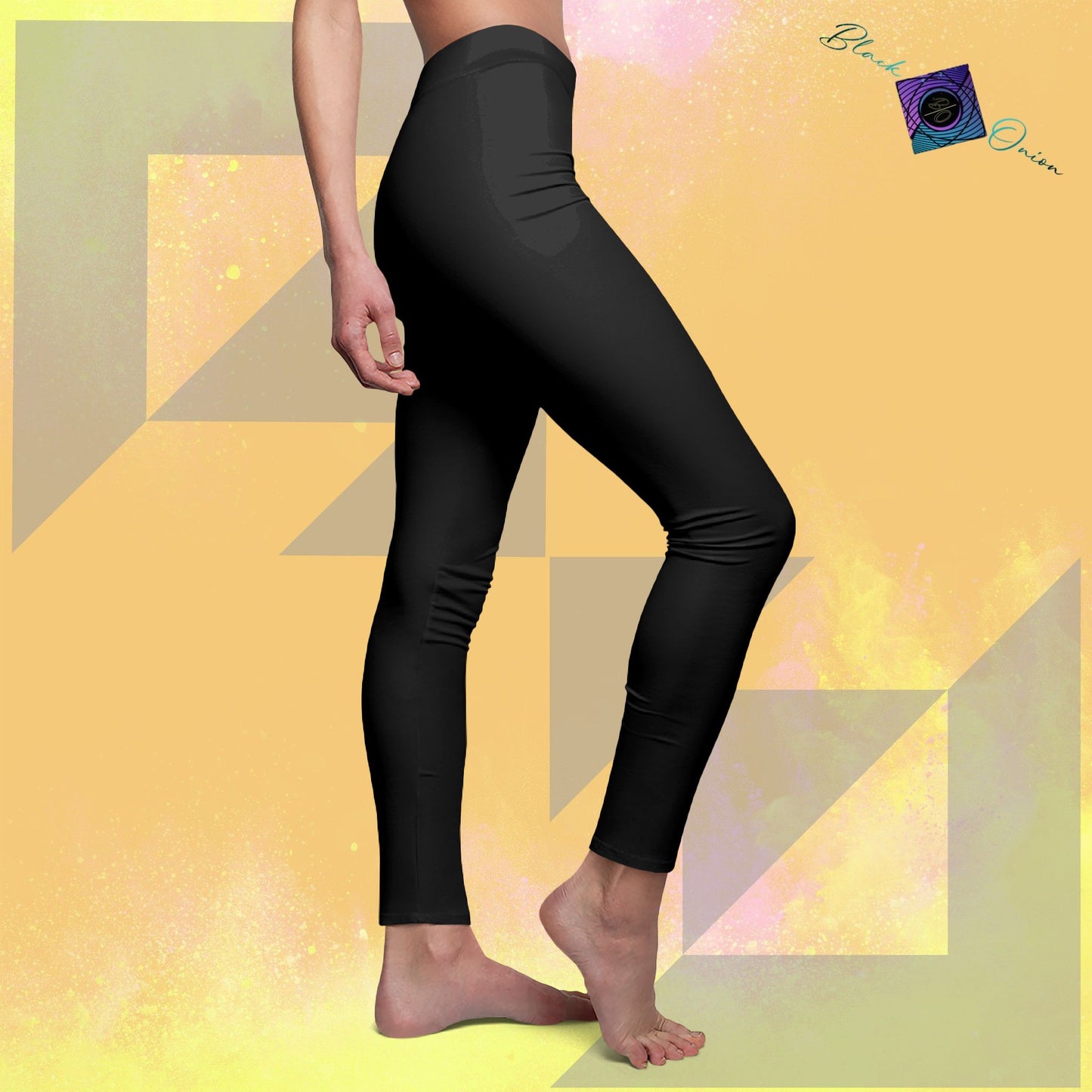 BlackOnion Stylish Women's Mid-rise Casual Leggings 🌸💋❤️