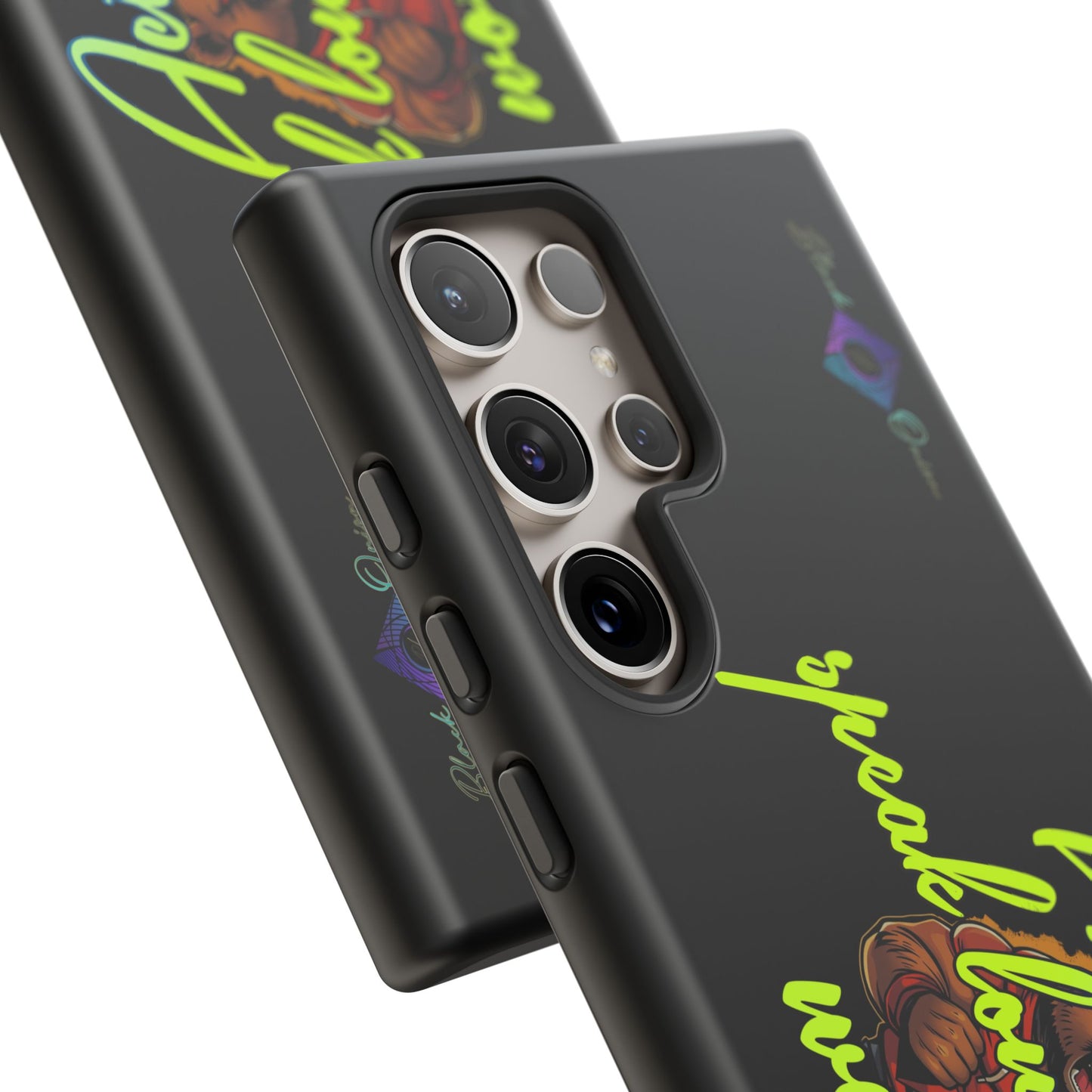 BlackOnion Brand New Phone Case - with Motivational Workout Motif ‘Actions speak lauder ‘💪🔥🫵