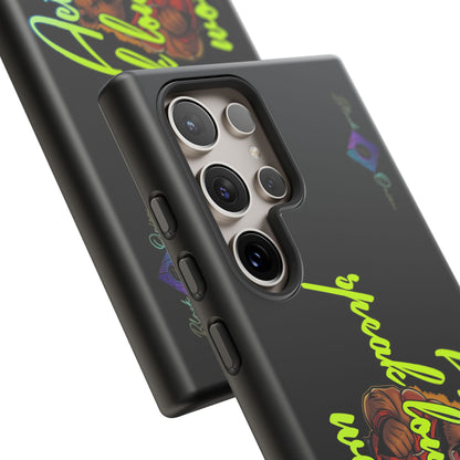 BlackOnion Brand New Phone Case - with Motivational Workout Motif ‘Actions speak lauder ‘💪🔥🫵