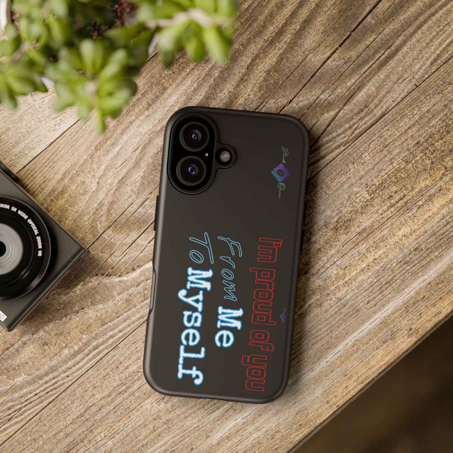 BlackOnion Brand New Phone Case - with Motivational Workout Motif’I’m proud of you ‘💪🔥🫵