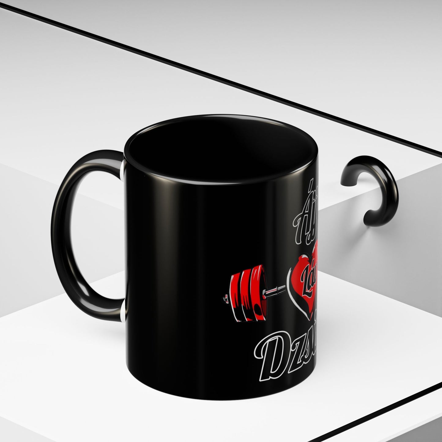 BlackOnion Coffee Mug - 11oz with Workout Motif ‘ÁjjLávDzsi’🔥💪🫵