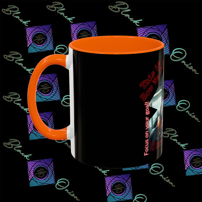BlackOnion Coffee Mug - 11oz with Workout Motif ‘Unstoppable’🔥💪🫵