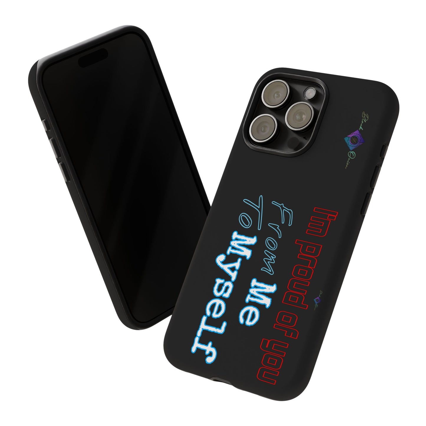 BlackOnion Brand New Phone Case - with Motivational Workout Motif’I’m proud of you ‘💪🔥🫵