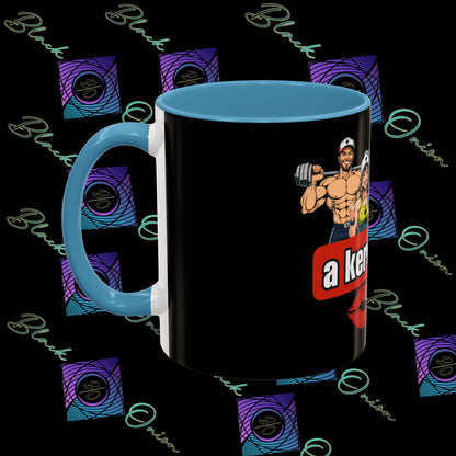 BlackOnion Coffee Mug - 11oz with Workout Motif ‘Az igazi férfi’🔥💪🫵