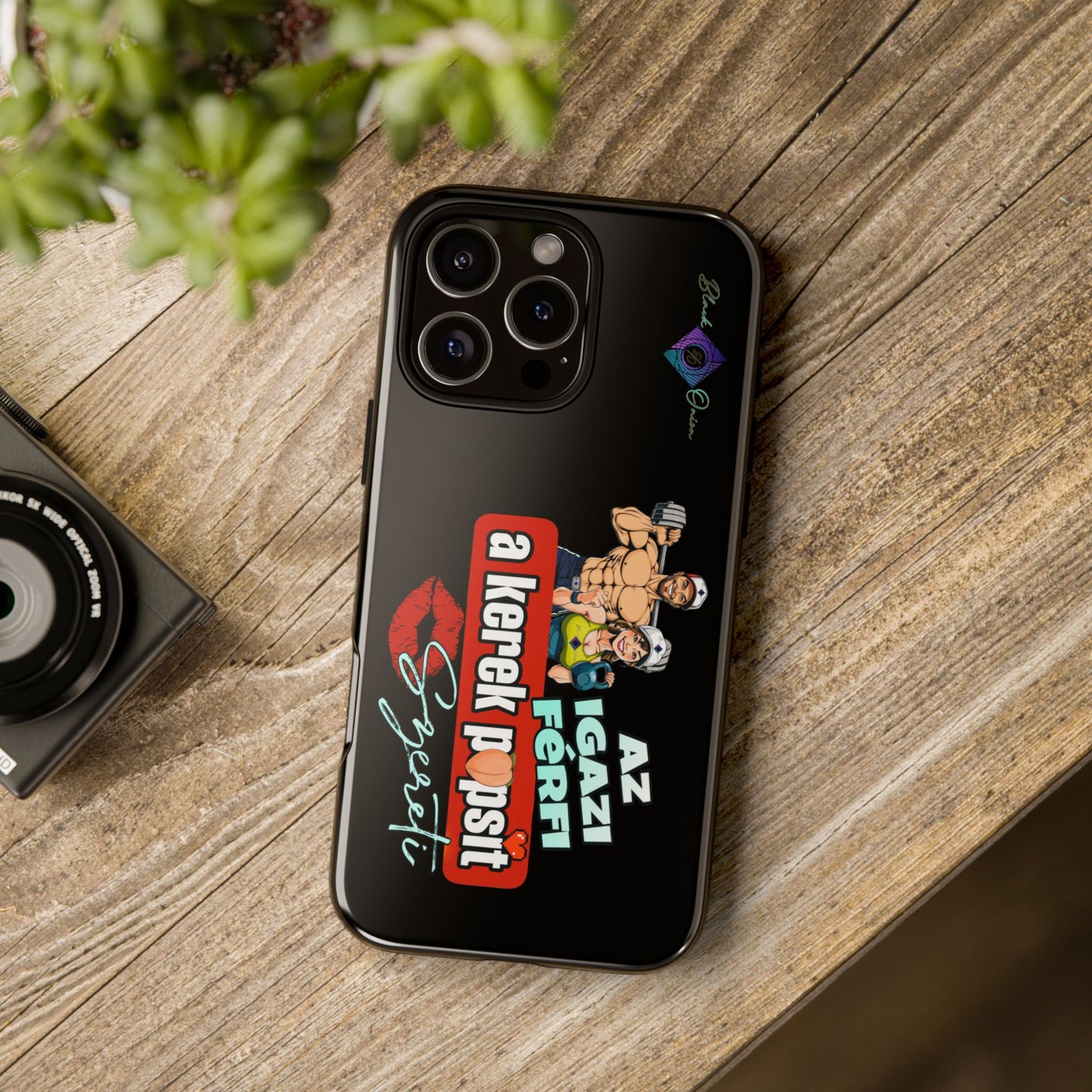 BlackOnion Brand New Phone Case - with Motivational Workout Motif ‘Az igazi férfi ‘💪🔥🫵