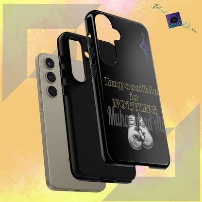 BlackOnion Brand New Phone Case - with Motivational Workout Motif ’Impossible ‘💪🔥🫵