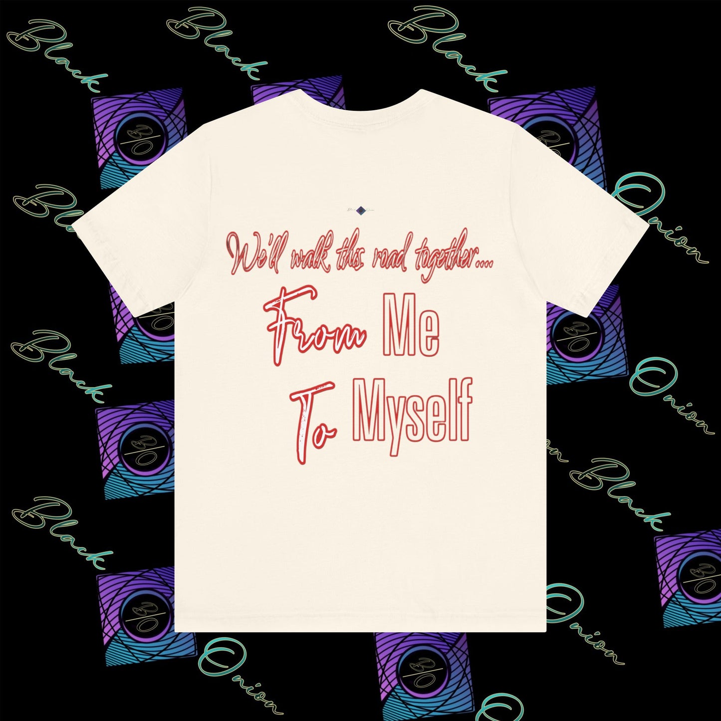 BlackOnion 'From Me ,To Myself' T-Shirt with Workout Motif V2 💪🔥