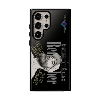 BlackOnion Brand New Phone Case - with Motivational Workout Motif’Remember ‘💪🔥🫵
