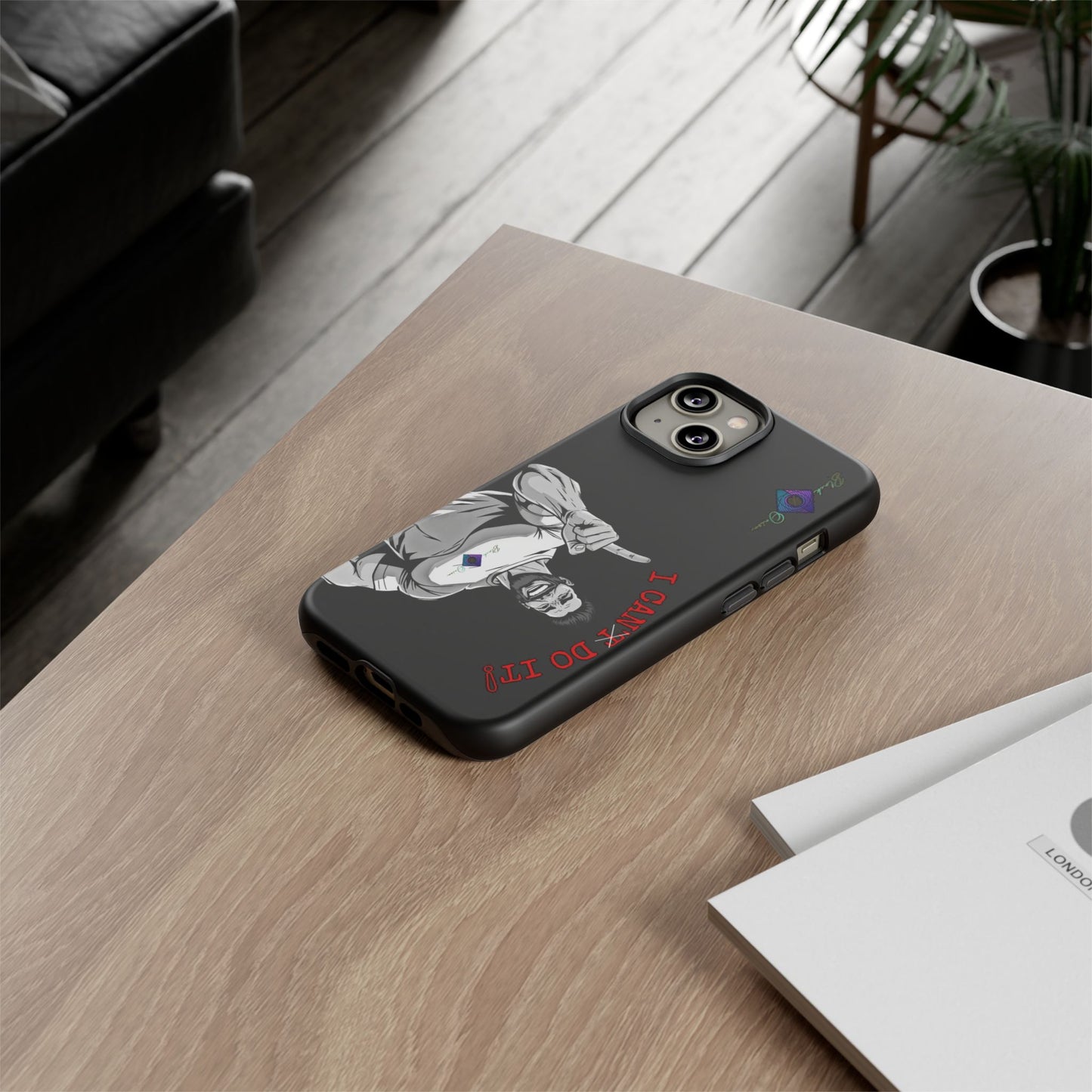 BlackOnion Brand New Phone Case - with Motivational Workout Motif’I Can Do It ‘💪🔥🫵
