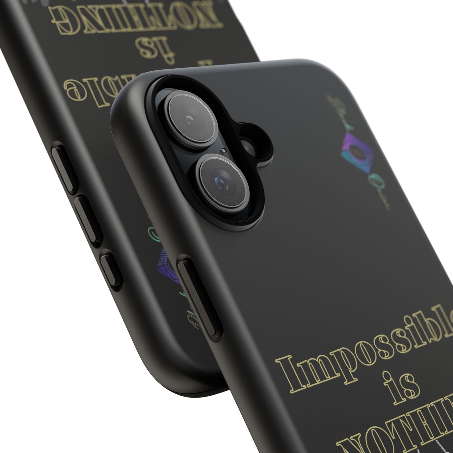 BlackOnion Brand New Phone Case - with Motivational Workout Motif ’Impossible ‘💪🔥🫵