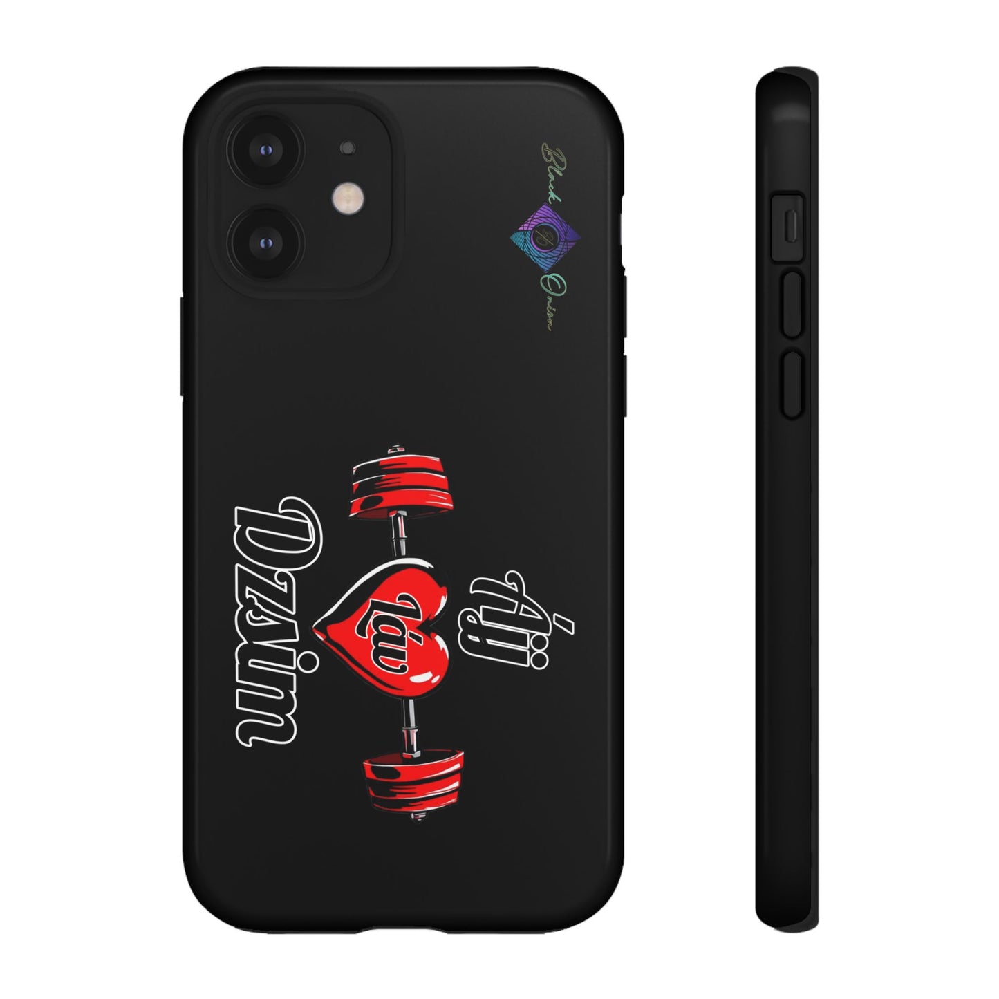 BlackOnion Brand New Phone Case - with Motivational Workout Motif’Ájj Láv Dzsim ‘💪🔥🫵