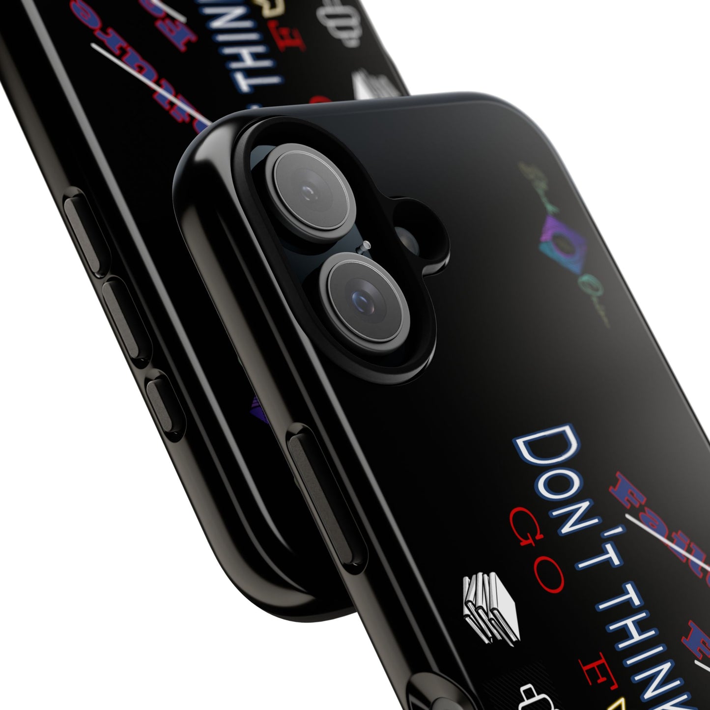 BlackOnion Brand New Phone Case - with Motivational Workout Motif’Don’t think ‘💪🔥🫵