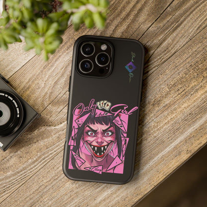 BlackOnion Brand New Phone Case - with Motivational Workout Motif’ Mad Girl💋🌸 ‘🔥🫵