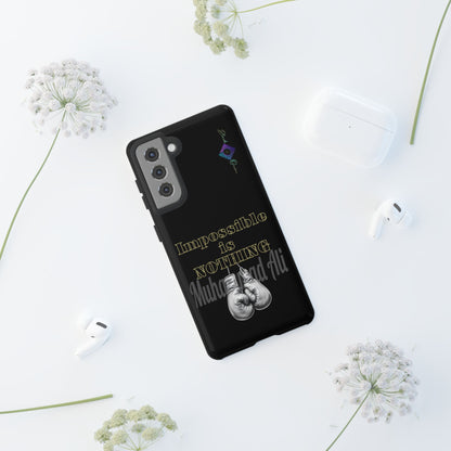 BlackOnion Brand New Phone Case - with Motivational Workout Motif ’Impossible ‘💪🔥🫵