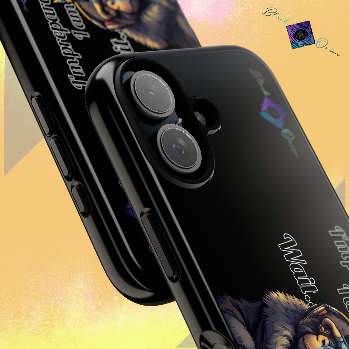 BlackOnion Brand New Phone Case - with Motivational Workout Motif’Victory 👑‘💪🔥🫵