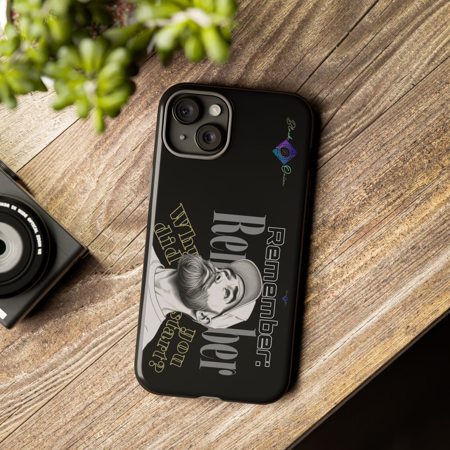 BlackOnion Brand New Phone Case - with Motivational Workout Motif’Remember ‘💪🔥🫵