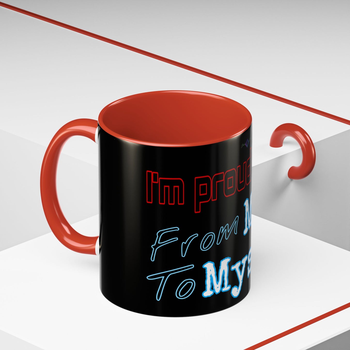 BlackOnion Coffee Mug 2 with Workout Motif ‘ I’m proud of you’🫵🔥💪