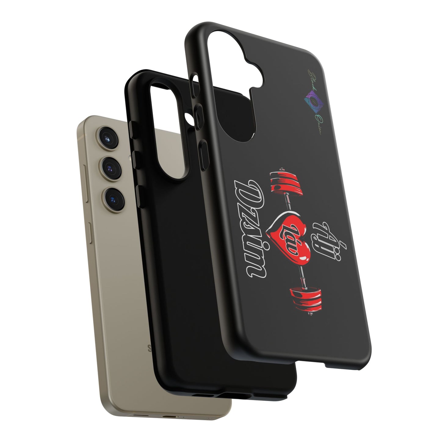 BlackOnion Brand New Phone Case - with Motivational Workout Motif’Ájj Láv Dzsim ‘💪🔥🫵