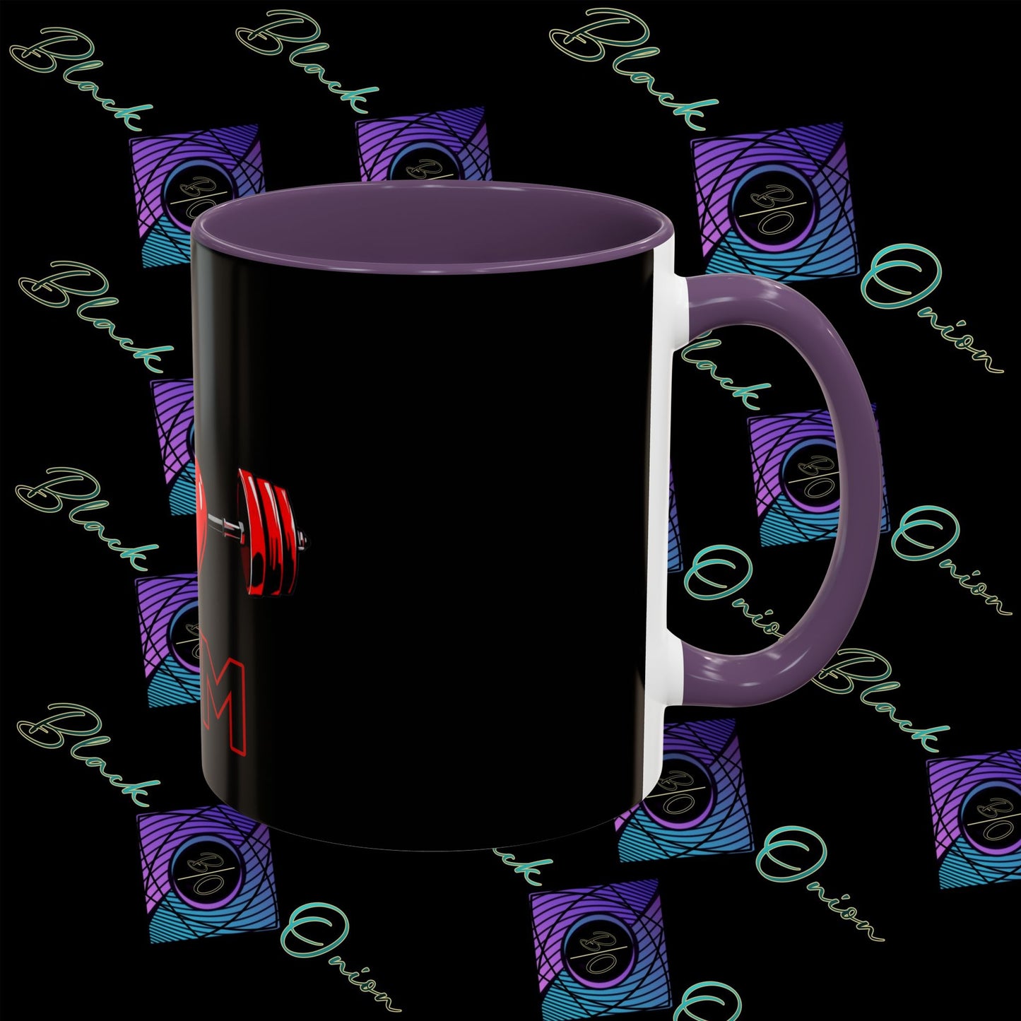 BlackOnion Coffee Mug Serial 2 with Workout Motif ‘I Love Gym ’🫵🔥💪
