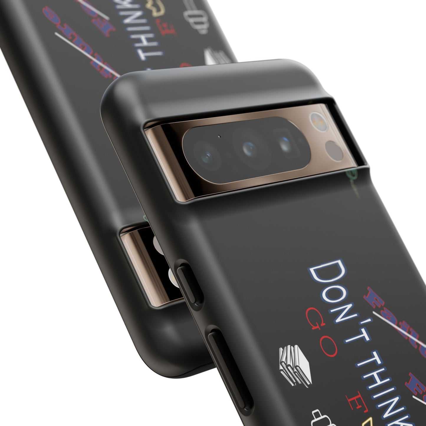BlackOnion Brand New Phone Case - with Motivational Workout Motif’Don’t think ‘💪🔥🫵