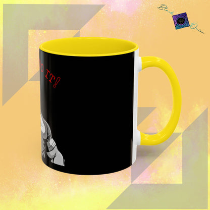 BlackOnion Coffee Mug - 11oz with Workout Motif ‘I Can Do It ’🔥💪🫵