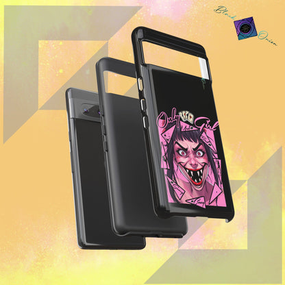 BlackOnion Brand New Phone Case - with Motivational Workout Motif’ Mad Girl💋🌸 ‘🔥🫵