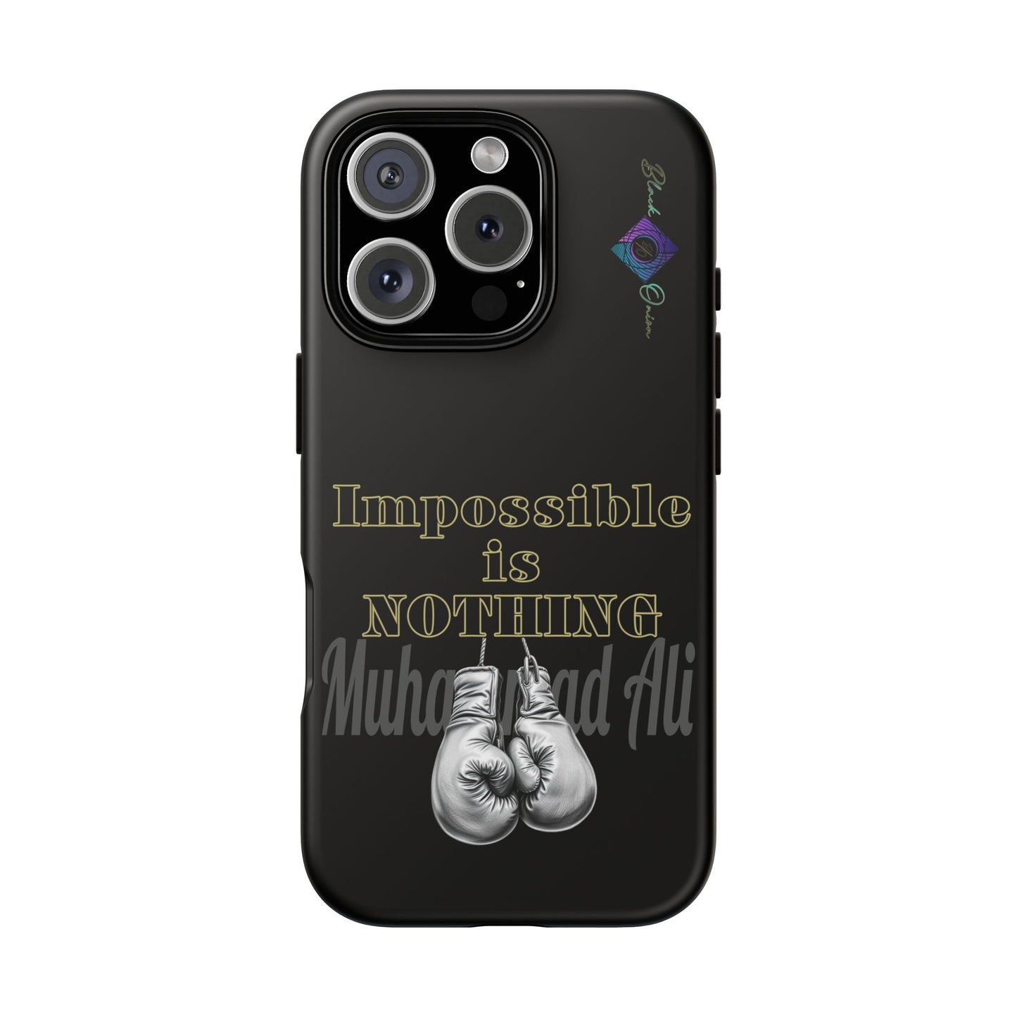 BlackOnion Brand New Phone Case - with Motivational Workout Motif ’Impossible ‘💪🔥🫵