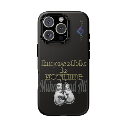BlackOnion Brand New Phone Case - with Motivational Workout Motif ’Impossible ‘💪🔥🫵