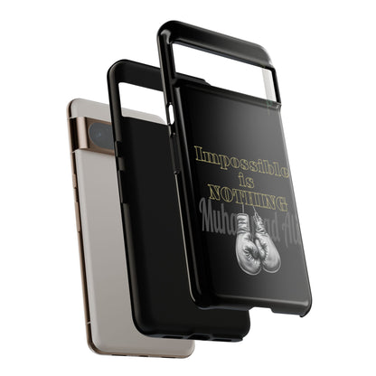 BlackOnion Brand New Phone Case - with Motivational Workout Motif ’Impossible ‘💪🔥🫵