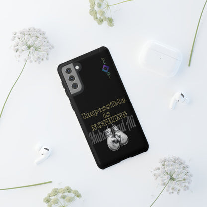 BlackOnion Brand New Phone Case - with Motivational Workout Motif ’Impossible ‘💪🔥🫵