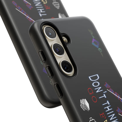 BlackOnion Brand New Phone Case - with Motivational Workout Motif’Don’t think ‘💪🔥🫵