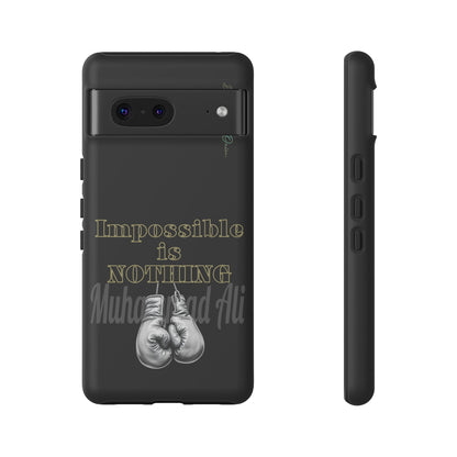 BlackOnion Brand New Phone Case - with Motivational Workout Motif ’Impossible ‘💪🔥🫵