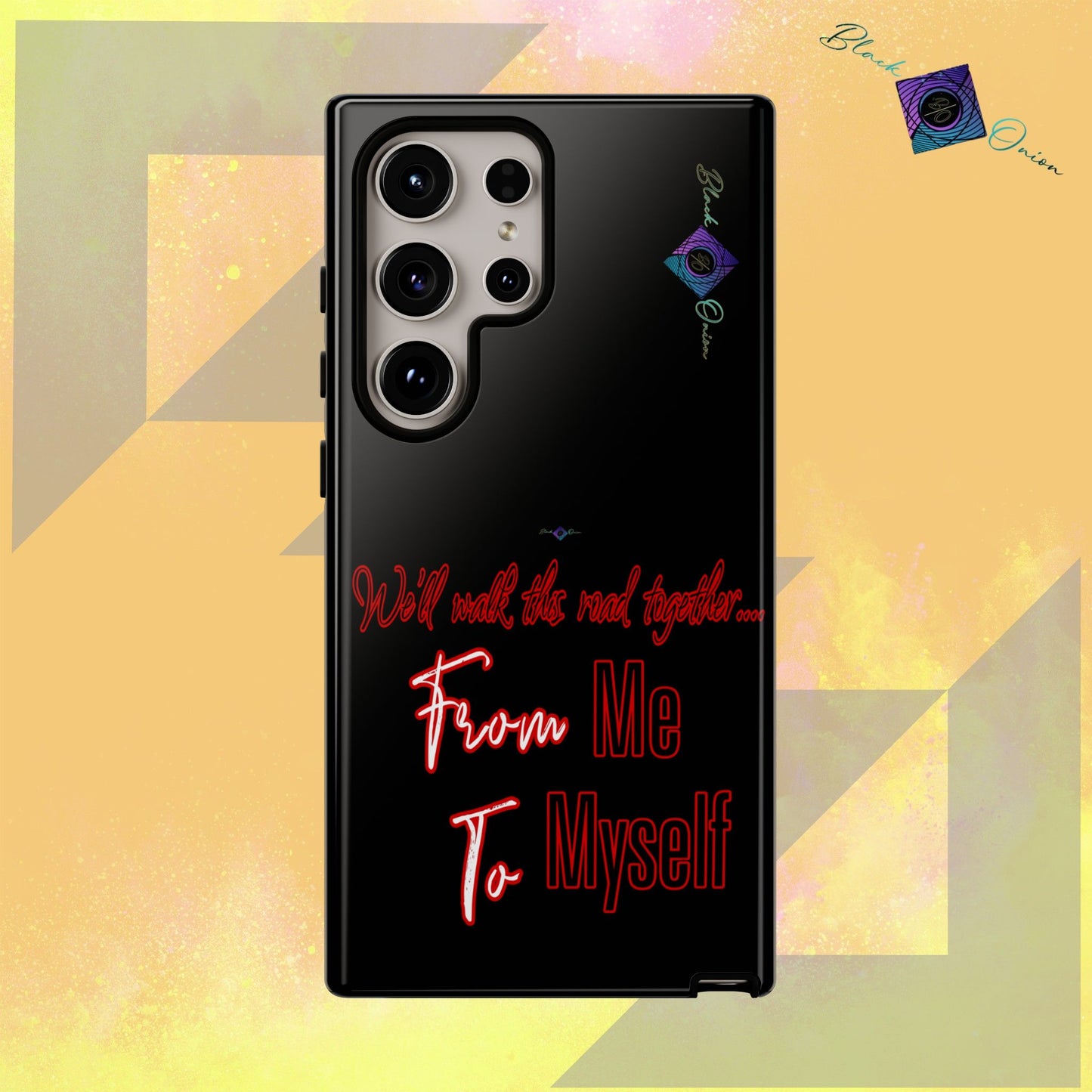 BlackOnion Brand New Phone Case - with Motivational Workout Motif’We’ll walk ‘💪🔥🫵