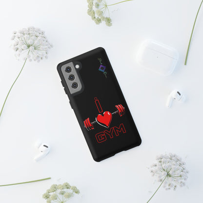 BlackOnion Brand New Phone Case - with Motivational Workout Motif’I Love Gym ‘💪🔥🫵