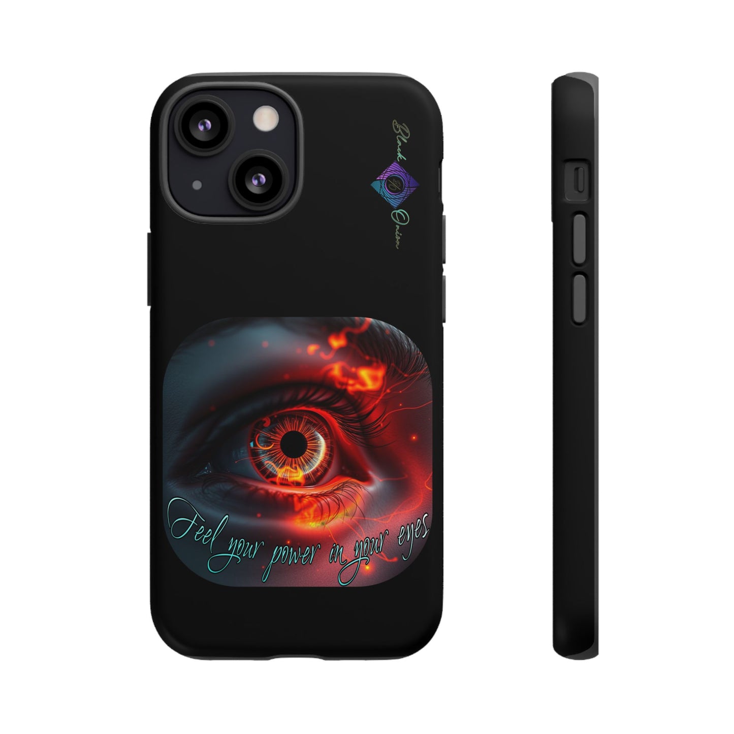 BlackOnion Brand New Phone Case - with Motivational Workout Motif ’Feel your power  ‘💪🔥🫵