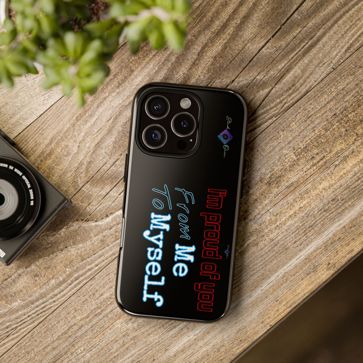 BlackOnion Brand New Phone Case - with Motivational Workout Motif’I’m proud of you ‘💪🔥🫵