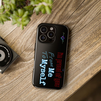 BlackOnion Brand New Phone Case - with Motivational Workout Motif’I’m proud of you ‘💪🔥🫵
