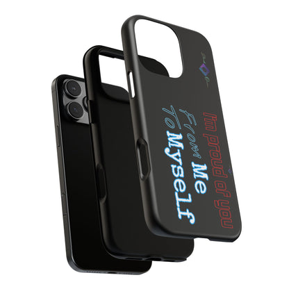 BlackOnion Brand New Phone Case - with Motivational Workout Motif’I’m proud of you ‘💪🔥🫵