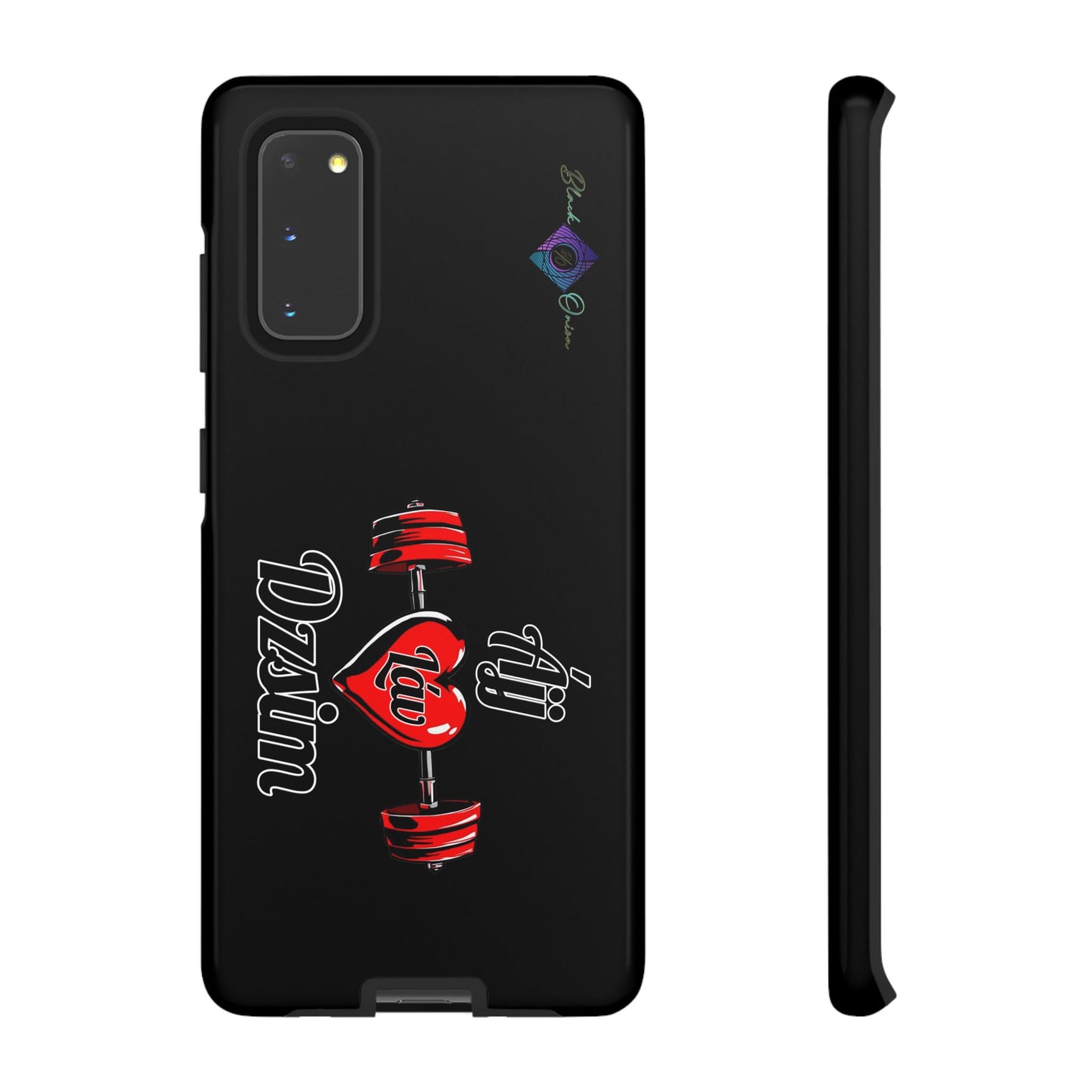 BlackOnion Brand New Phone Case - with Motivational Workout Motif’Ájj Láv Dzsim ‘💪🔥🫵