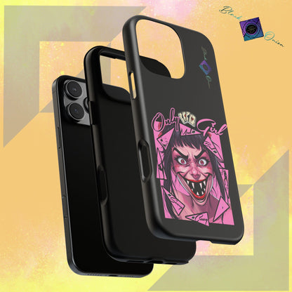 BlackOnion Brand New Phone Case - with Motivational Workout Motif’ Mad Girl💋🌸 ‘🔥🫵