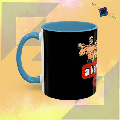 BlackOnion Coffee Mug - 11oz with Workout Motif ‘Az igazi férfi’🔥💪🫵