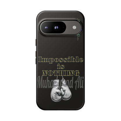 BlackOnion Brand New Phone Case - with Motivational Workout Motif ’Impossible ‘💪🔥🫵