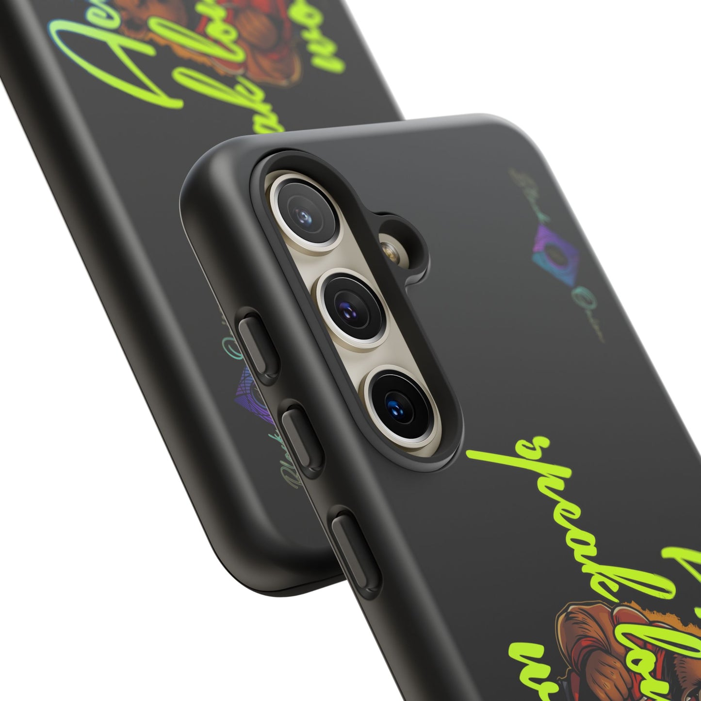 BlackOnion Brand New Phone Case - with Motivational Workout Motif ‘Actions speak lauder ‘💪🔥🫵