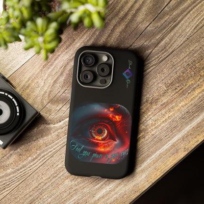 BlackOnion Brand New Phone Case - with Motivational Workout Motif ’Feel your power  ‘💪🔥🫵